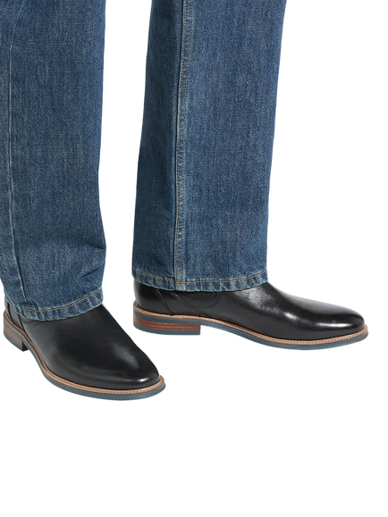 Dune London Mckinley Leather Chelsea Boots, Black - view 2, Black