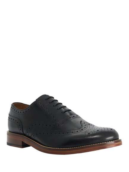 Dune London Sadwell Leather Lace Up Brogues - view 2, Black