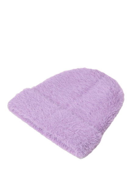 Lindex Kids' Fluffy Lilo & Stitch Beanie Hat, Lilac - view 2, Lilac