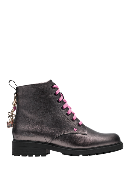 Clarks Kids' Tessy Trend Ankle Boots, Metallic, Metallic