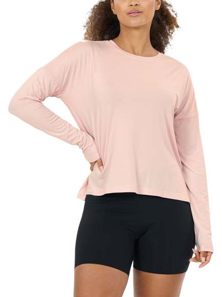Athlecia Women's Pacy V2 Long Sleeve T-Shirt, Hushed Volet, Hushed Violet