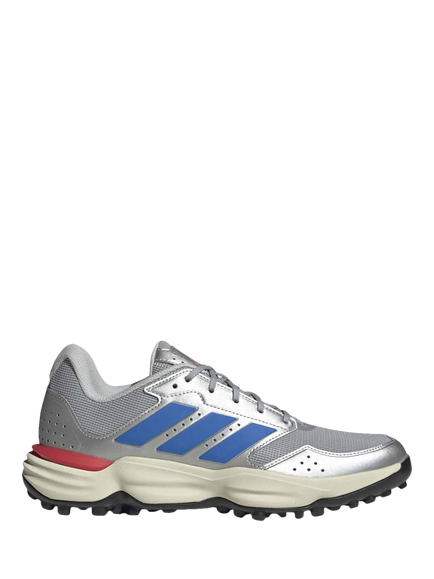 adidas Men's Adipower Hockey League Shoes, Silver/Royal/Ruby, Silver/Royal/Ruby