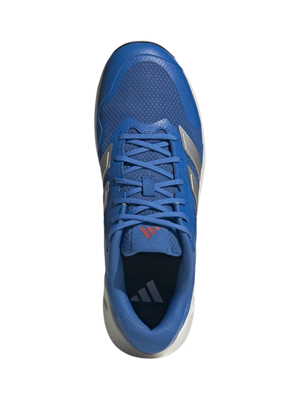 adidas Men's Hockey Lux League Shoes, Royal/Silver/Ruby - view 2, Royal/Silver/Ruby