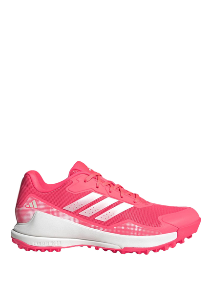 adidas Women's Fabela Zone 3 Hockey Shoes, Turbo/Metallic/White