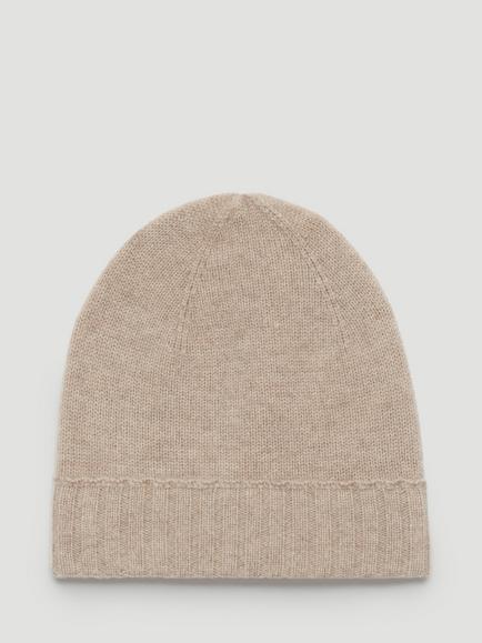 HUSH Cashmere Beanie, Soft Neutral