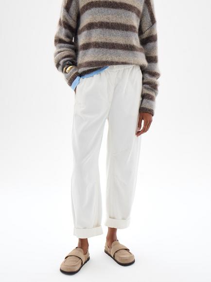 HUSH Supersoft Barrel Leg Jeans, Ecru, Ecru