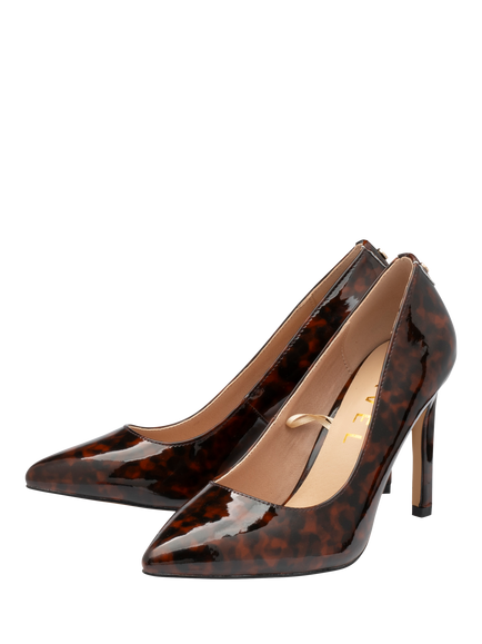 Ravel Edson Stiletto Heel Court Shoes, Tortoise Shell - view 2, Tortoise Shell