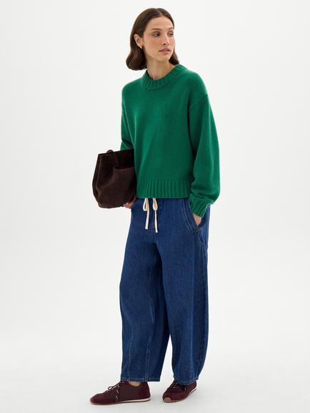 HUSH Cora Cashmere Crew Neck Jumper - view 2, Amazon