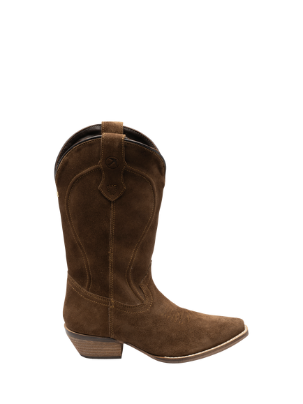 Ravel Gayle Suede Cowboy Boots, Brown, Brown