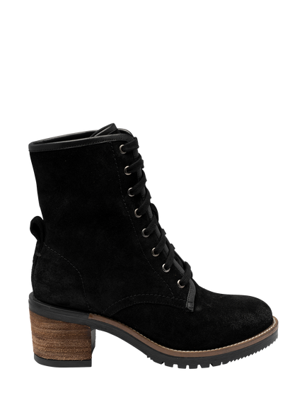 Ravel Keyston Suede Ankle Boots, Black, Black