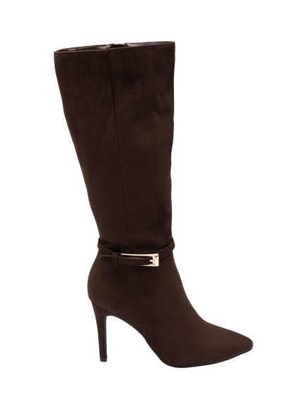 Ravel Pilsey Stiletto Heel Knee High Boots, Brown