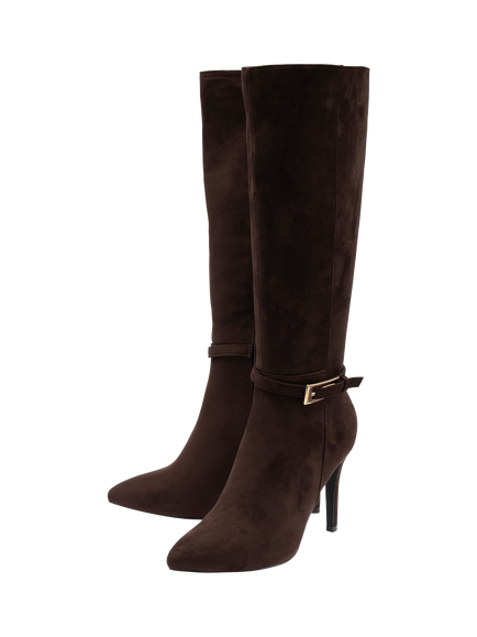 Ravel Pilsey Stiletto Heel Knee High Boots - view 2, Brown