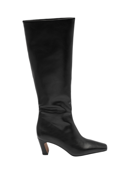 Ravel Stanton Kitten Heel Knee High Boots, Black, Black