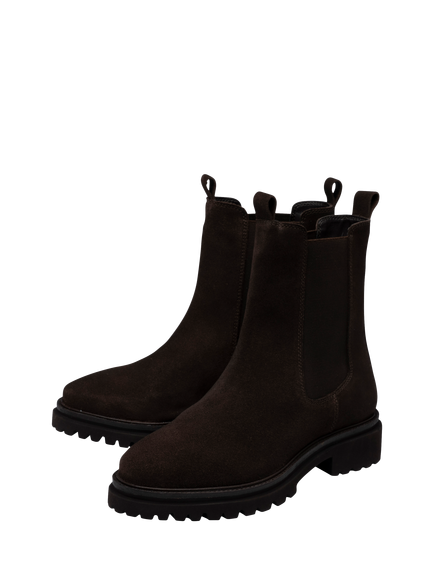 Ravel Stoak Suede Ankle Boots, Brown - view 2, Brown