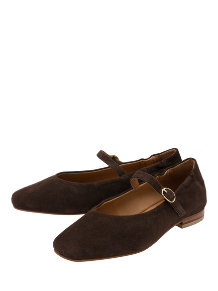 Ravel Lanton Suede Mary Janes, Brown - view 2, Brown