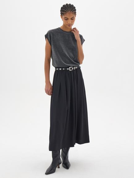 HUSH Aisling T-Shirt, Gunmetal, Gunmetal