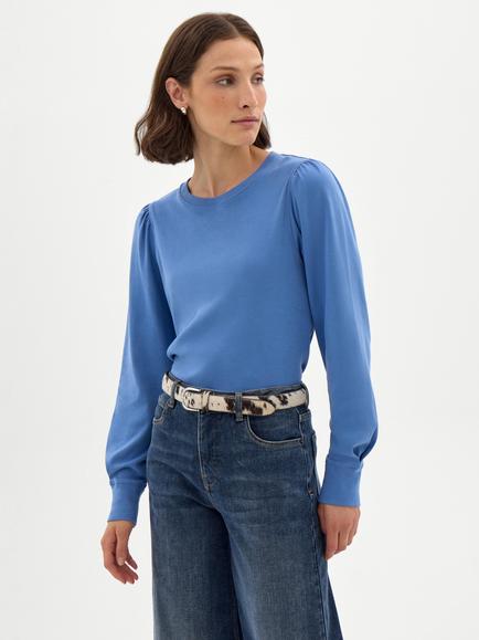 HUSH Emily Top, Pale Blue, Pale Blue