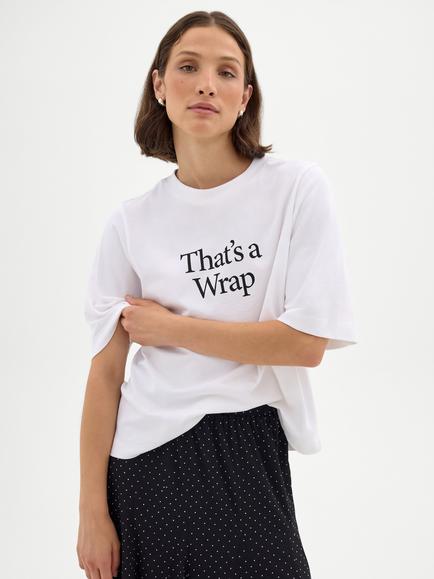 HUSH Festive T-Shirt, White, White