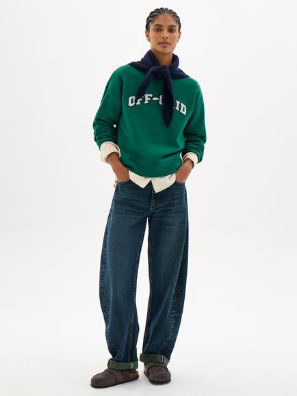 HUSH Off-Grid Crew Neck Jumper, Bright Green, Bright Green
