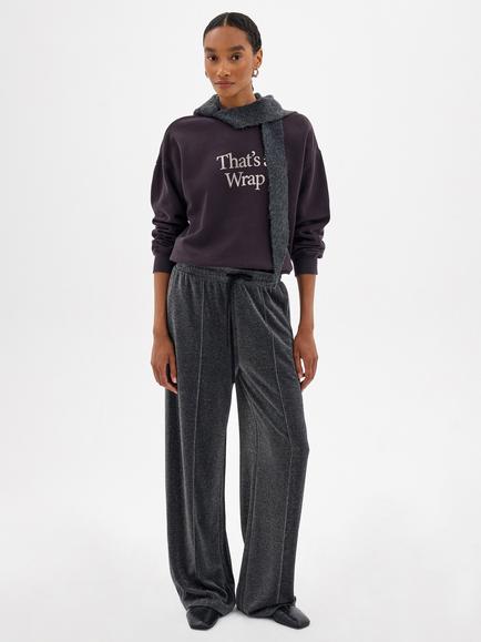 HUSH That's a Wrap Sweatshirt, Plum Purple - view 2, Plum Purple