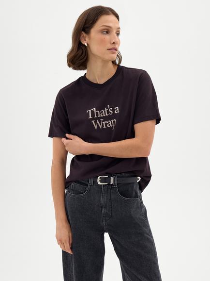 HUSH That's a Wrap T-Shirt, Plum Purple, Plum Purple