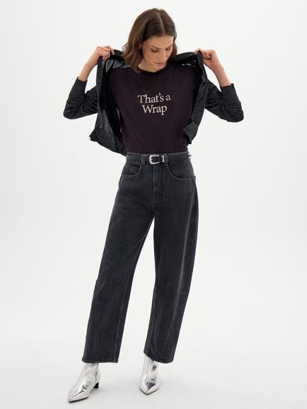 HUSH That's a Wrap T-Shirt, Plum Purple - view 2, Plum Purple