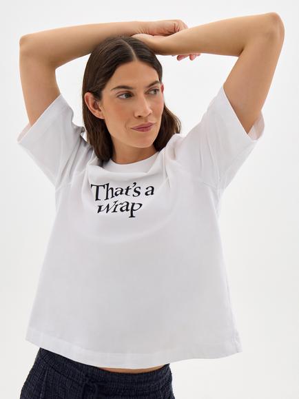HUSH That's a Wrap T-Shirt, White - view 2, White