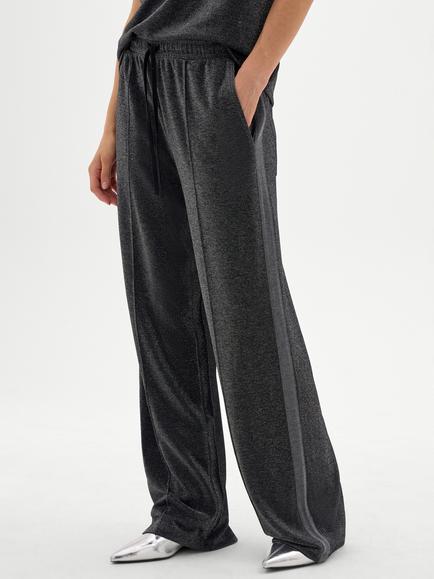 HUSH Harrison Glitter Joggers, Black, Black