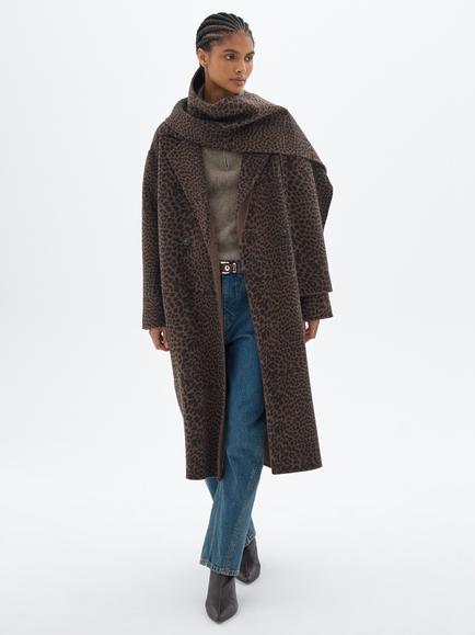 HUSH Mili Wool Coat, Natural - view 2, Natural