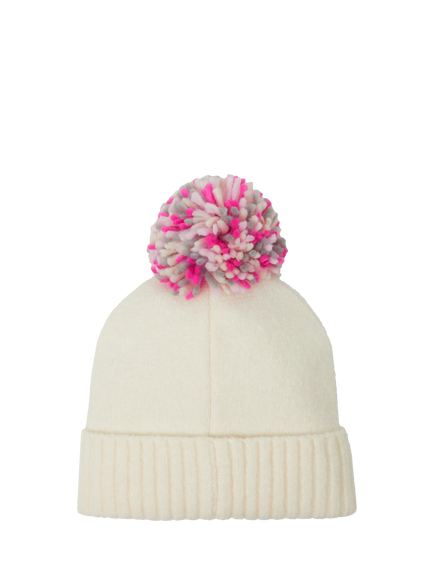 Angels by Accessorize Kids' Pet Club Bobble Hat, Cream - view 2, Cream
