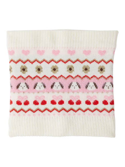Angels by Accessorize Kids' Dog Fair Isle Snood, Multi, Multi