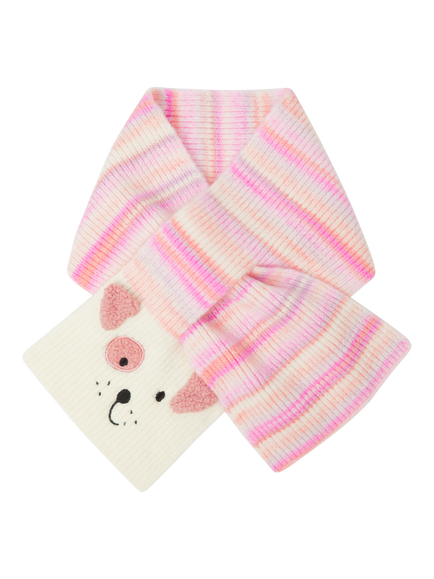 Angels by Accessorize Kids' Dog Ombre Knitted Scarf, Multi, Multi