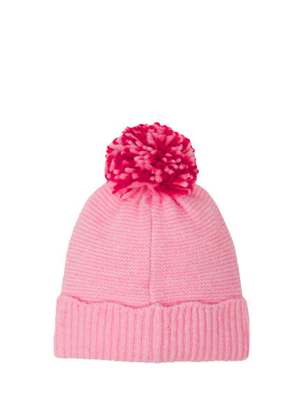Angels by Accessorize Kids' Cherry Bobble Hat, Pink - view 2, Pink