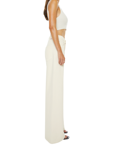 MOTHER Lemon Twist Wide Leg Jeans - view 2, Natural