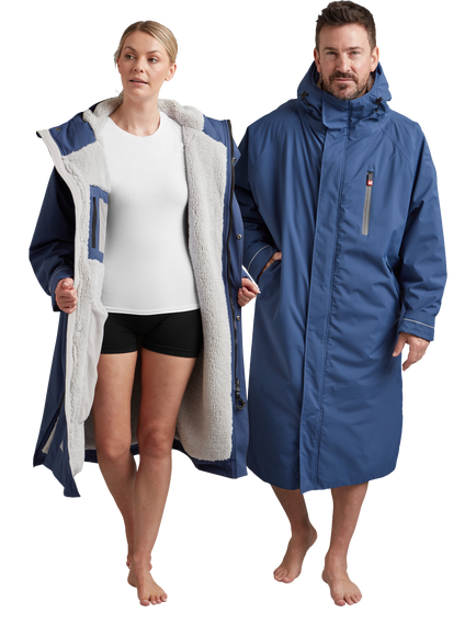 Red EVO Pro Change Robe, Admiral Blue - view 2, Admiral Blue