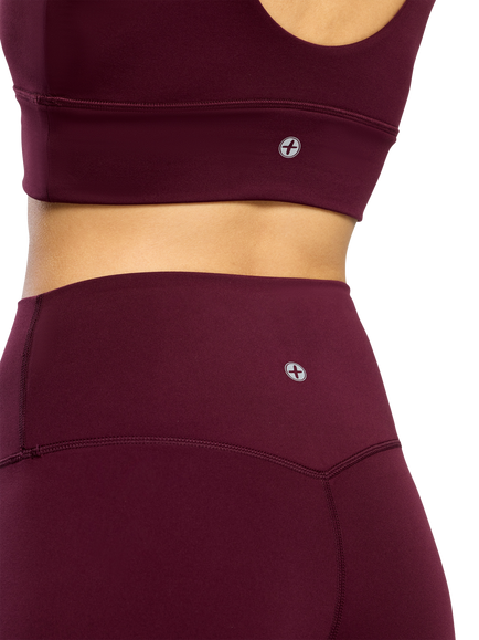 Gym+Coffee Day Kind Women's Leggings, Cherry Crush - view 2, Cherry Crush