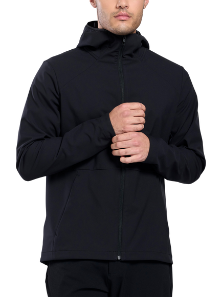 Gym+Coffee Game Changer Sports Jacket, Deep Black, Deep Black