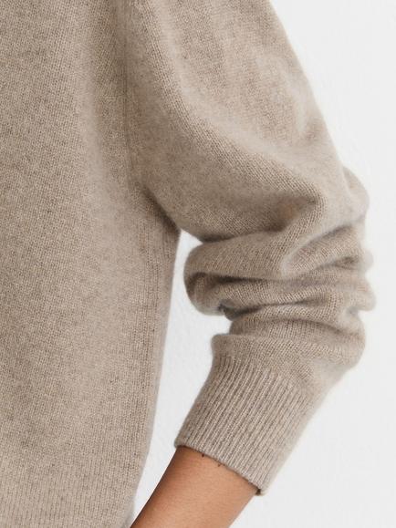 Reiss Jenna Pure Cashmere V-Neck Jumper - view 2, Neutral