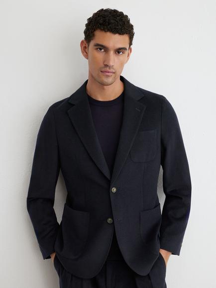 Reiss Collin Wool Blend Suit Blazer, Navy