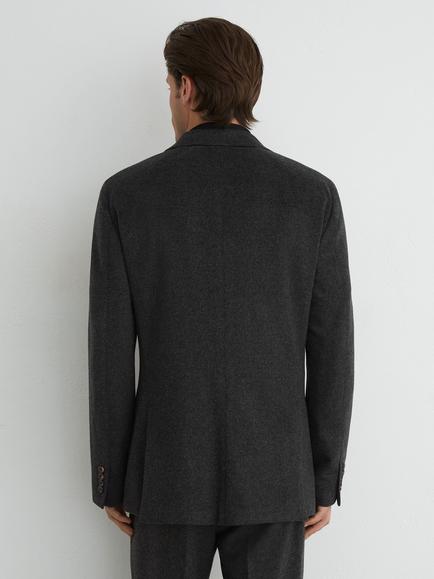 Reiss Collin Wool Blend Suit Blazer - view 2, Charcoal Grey