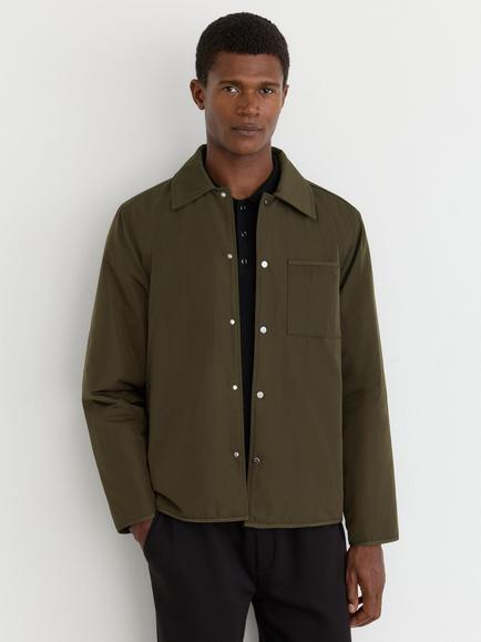 Reiss Raider Overshirt, Dark Green, Dark Green