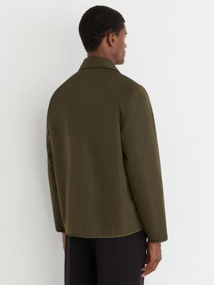 Reiss Raider Overshirt, Dark Green - view 2, Dark Green