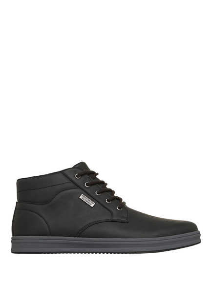 Skechers Palmiro Wallace Waterproof Ankle Boots, Chocolate, Black