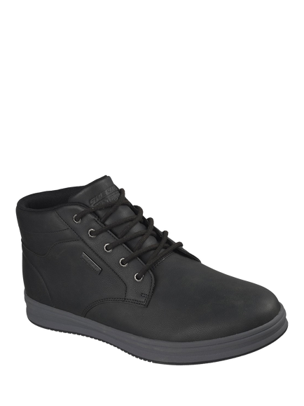 Skechers Palmiro Wallace Waterproof Ankle Boots, Chocolate - view 2, Black