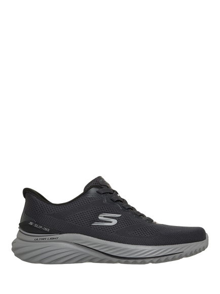Skechers Bounder 3.0 Recurrence Hands Free Slip-ins Trainers, Black, Black