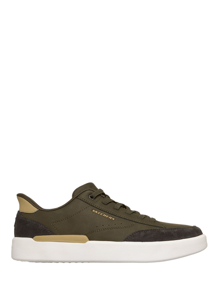 Skechers Verloma Radical Suede Slip-ins Relaxed Fit Trainers, Olive