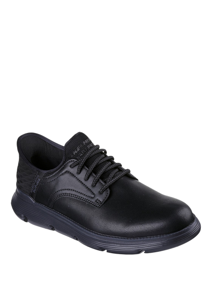 Skechers Garza Carlyn Hands Free Slip-ins Leather Shoes, Black - view 2, Black
