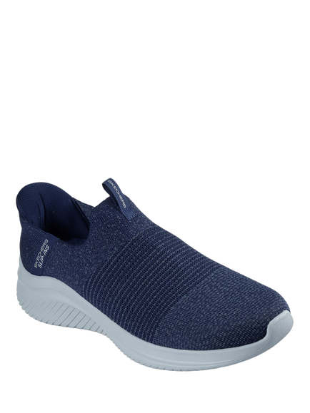 Skechers Ultra Flex 3.0 Nezzo Hands Free Slip-ins Trainers, Navy/Blue - view 2, Navy/Blue