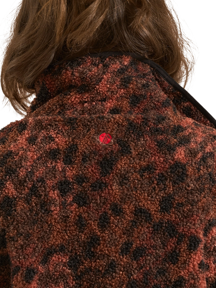 ACAI Campfire Quilted Fleece, Brown Multi - view 2, Brown Multi