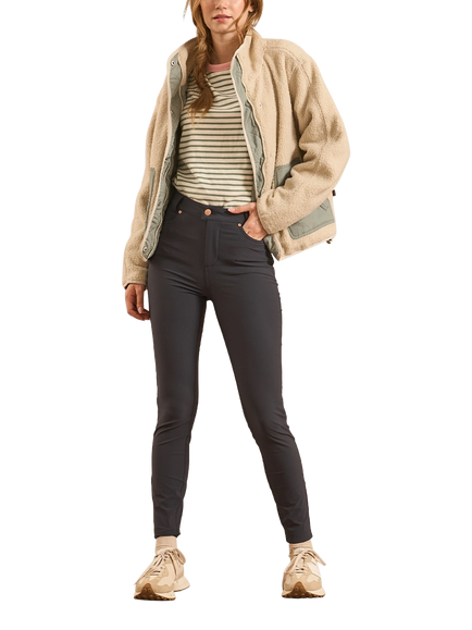 ACAI Campfire Quilted Fleece, Oatmeal, Oatmeal